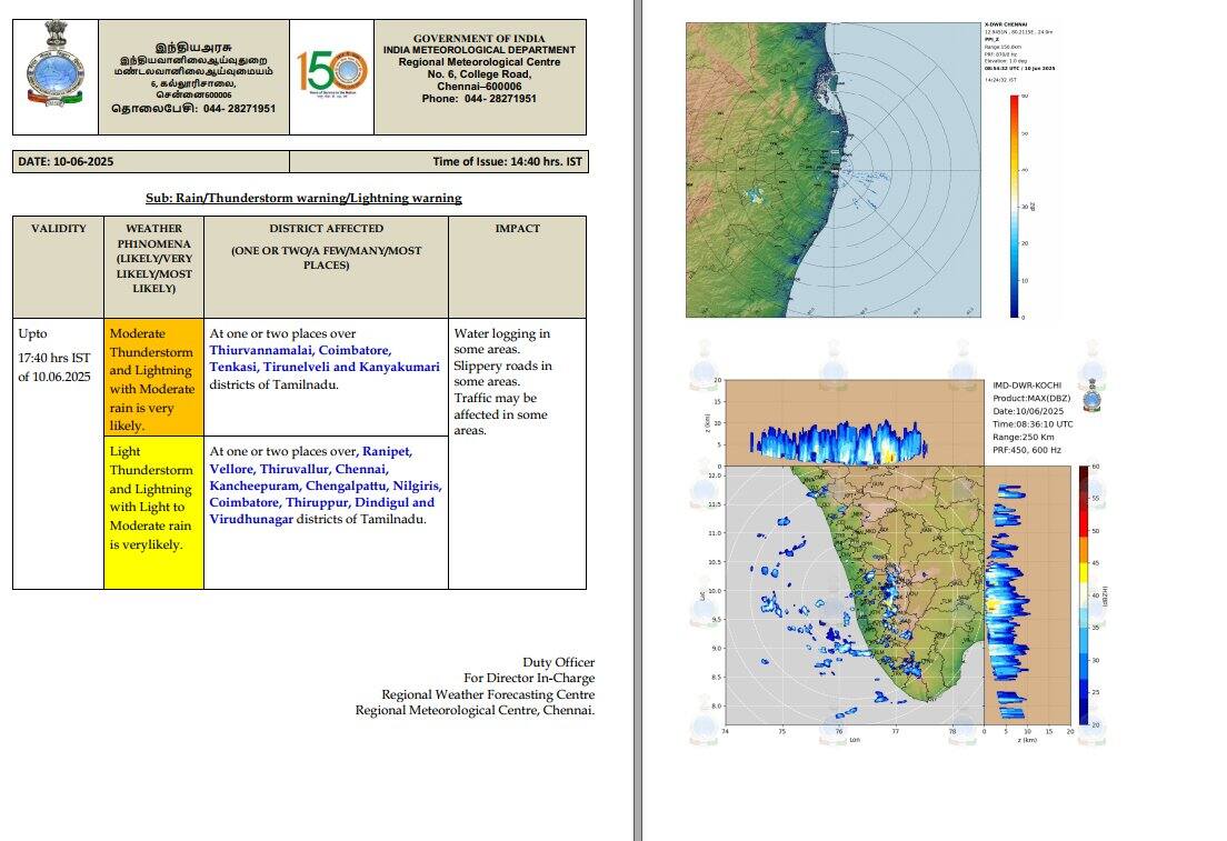 Weather Update: அடுத்த 2 மணி நேரம்.. 16 மாவட்டங்களில் பொளக்கப்போகும் மழை - உங்க ஊரு லிஸ்டில் இருக்கா?