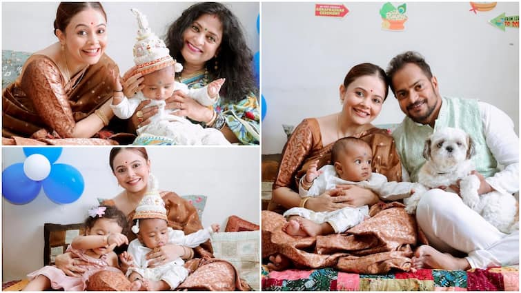 देवोलीना भट्टाचार्जी ने पहली बार दिखाया बेटे जॉय का चेहरा, अन्नप्राशन सेरेमनी से शेयर की क्यूट तस्वीरें
