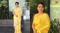 50 की उम्र में येलो फ्लोरल साड़ी में बला की खूबसूरत लगीं काजोल, फैंस बोले- 'उम्र के साथ और खूूबसूरत हो गई हैं'