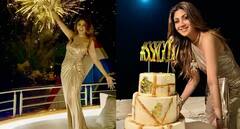 Shilpa Shetty Birthday: શિલ્પા શેટ્ટીને બર્થ-ડે પર પતિ રાજ કુંન્દ્રા તરફથી મળી સરપ્રાઇઝ, થાઇ-હાઇ સ્લિટ ડ્રેસમાં લાગી બોલ્ડ