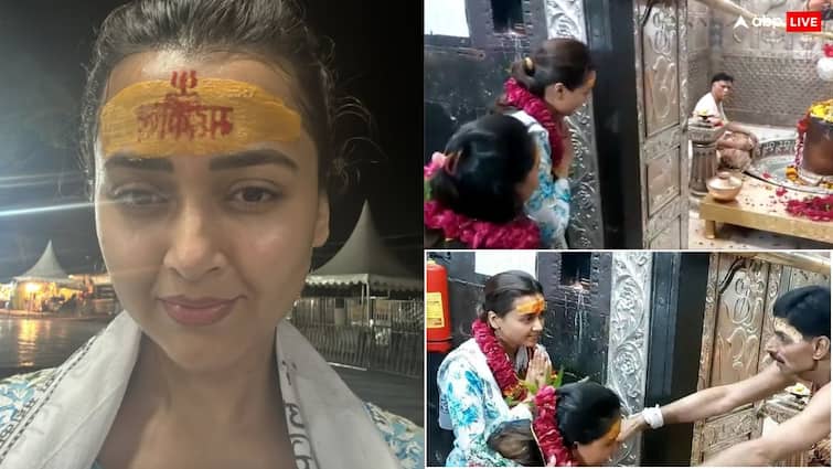 बर्थडे पर तेजस्वी प्रकाश ने उज्जैन में  किए बाबा महाकाल के दर्शन, भस्म आरती में भी हुईं शामिल, बोलीं- 'बहुत सुकून महसूस हुआ'