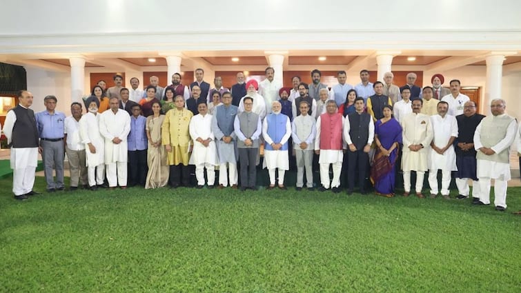 PM Modi Hosts All-Party Delegation Over Op Sindoor Outreach At His Residence