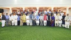 PM Modi Hosts All-Party Delegation On Op Sindoor Outreach At His Residence