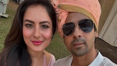 Puja Banerjee And Kunal Verma Visit Hanuman Temple After Financial Fraud