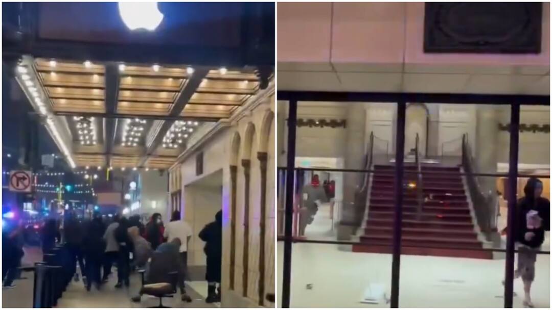 Masked Men Loot Apple Store Overnight In Los Angeles Amid Immigration Protests: WATCH Masked Men Loot Apple Store Overnight In Los Angeles Amid anti ICE Protests video Masked Men Loot Apple Store Overnight In Los Angeles Amid Immigration Protests: WATCH