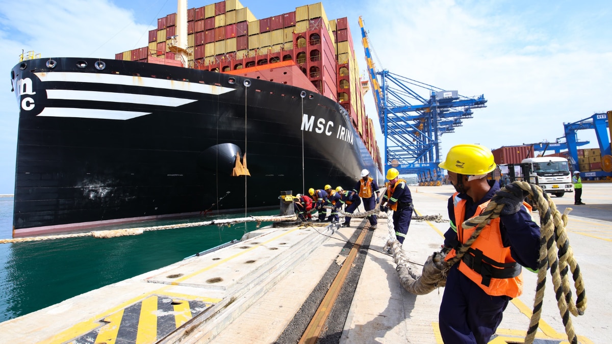 Vizhinjam Port Hosts World’s Biggest Container Vessel, MSC IRINA