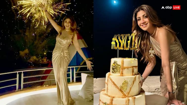 Shilpa Shetty Birthday: शिल्पा शेट्टी को बर्थडे पर पति राज कुंद्रा से मिल सरप्राइज, थाई-हाई स्लिट ड्रेस में एक्ट्रेस ने ढाया कहर