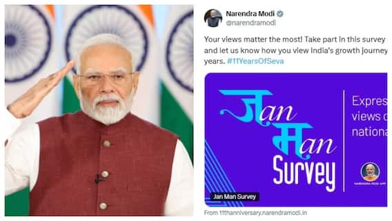 பிரதமராக 11 ஆண்டுகள்.. மோடியின் செயல்பாடுகள் எப்படி இருக்கு? ஜன் மன் சர்வே சொல்வது என்ன?