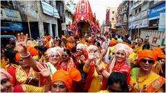 Ahmedabad Police Conduct 'Bullet March' Ahead Of Lord Jagannath's Rath Yatra