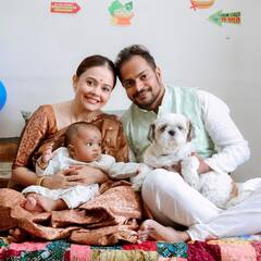 देवोलीना भट्टाचार्जी ने पहली बार दिखाया बेटे जॉय का चेहरा, अन्नप्राशन सेरेमनी से शेयर की क्यूट तस्वीरें