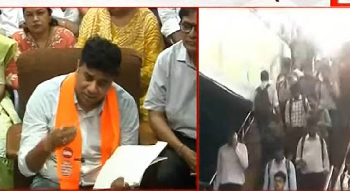 यावेळी बोलताना मनसेचे नेते अविनाश जाधव यांनी सांगितले की, एका महाराष्ट्र सैनिकाने या अपघाताबद्दल आधीच रेल्वे प्रशासनाला सूचना दिली होती, परंतु त्याकडे दुर्लक्ष करण्यात आले. यावेळी रेल्वेच्या वरिष्ठ अधिकाऱ्यांना भेटून निवेदन देण्यात आले आहे. या वेळी स्टेशन मास्तर, आरपीएफ, जीआरपी यांचे अधिकारी देखील उपस्थित होते.