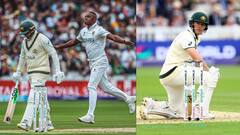 WTC फाइनल में रबाडा का पंजा, लॉर्ड्स में कंगारुओं का निकला दम; 212 पर पूरी टीम ऑलआउट