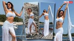 शिल्पा शेट्टी ने व्हाइट ड्रेस में फ्लॉन्ट किया कर्वी फिगर, क्रूज पर दिए ऐसे-ऐसे पोज की फैंस के उड़ गए होश