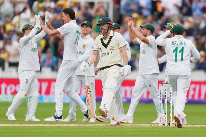 वर्ल्ड टेस्ट चॅम्पियनशिपच्या अंतिम सामन्यात ऑस्ट्रेलियाचा पहिला डाव फक्त 212 धावांवर संपला.