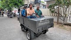 ఇరుకు సందుల్లోనూ దూసుకెళ్లే కారు.. కాకినాడ కుర్రాడి సరికొత్త ఆవిష్కరణ..!