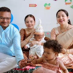 Devoleena Bhattacharjee Celebrates Son Joy’s Annaprashan Ceremony With Love And Traditions, See Pics