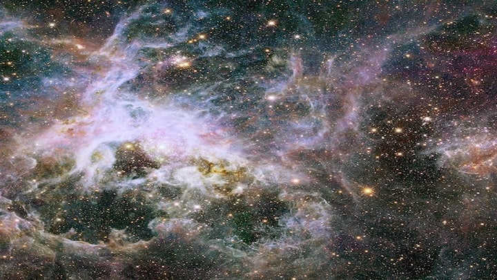 The Running Chicken Nebula, located about 6,500 light-years away in the Centaurus constellation, gets its name from its bird-like shape. It’s a bright emission nebula where new stars are forming, surrounded by dark clouds known as Bok globules.