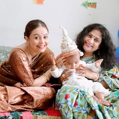Devoleena Bhattacharjee Celebrates Son Joy’s Annaprashan Ceremony With Love And Traditions, See Pics