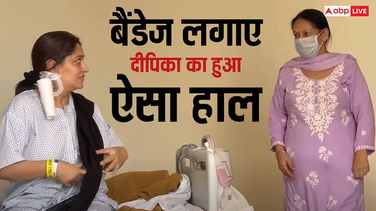 लिवर कैंसर सर्जरी के बाद दीपिका कक्कड़ की ऐसी है हालत, चेहरे पर दिखा दर्द, फैंस चिंता में