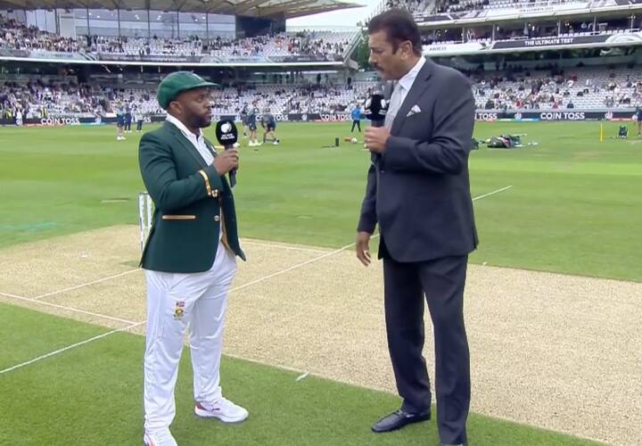 वर्ल्ड टेस्ट चॅम्पियनशिप 2023-25 च्या अंतिम सामन्यात दक्षिण आफ्रिकेच्या संघाने नाणेफेक जिंकली आणि ऑस्ट्रेलियाला प्रथम फलंदाजीसाठी आमंत्रित केले.