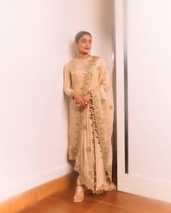 Rashmika Mandanna's Beige Look At Kuberaa Event Is Giving Main Character Energy, See Pics