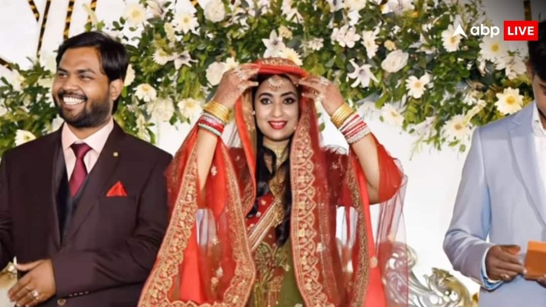 khan sir wedding reception his wife showing her face video goes viral on social media रिसेप्शन के दौरान खान सर की पत्नी ने दिखाया अपना चेहरा? जमकर वायरल हो रहा ये वीडियो