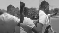 अहमदाबाद प्लेन क्रैश में जिंदा बचा शख्स, वीडियो में दिखा करिश्मा, हादसे के बाद उठा और चलने लगा