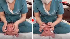 मिल गई बच्चे को झट से सुलाने की निंजा टेक्निक, नर्स ने 12 सेकेंड में कर दिया ये काम- वीडियो वायरल