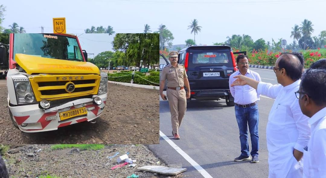उपमुख्यमंत्री अजित पवारांच्या ताफ्यातील रुग्णवाहिकेचा अपघात; ॲम्बुलन्स थार गाडीला जाऊन धडकली