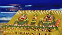 Sudarshan Pattnaik's Sand Sculpture Of Lord Jagannath Amazes Puri Visitors
