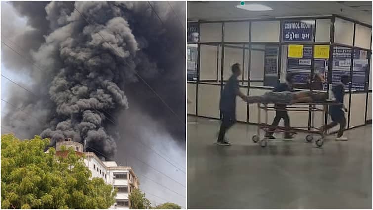 Air India Plane With 242 Onboard Crashes In Gujarat's Ahmedabad: Video Gujarat Plane Crash Video In Ahmedabad Air India Death Toll Details Air India Plane With 242 Onboard Crashes In Gujarat's Ahmedabad: Video
