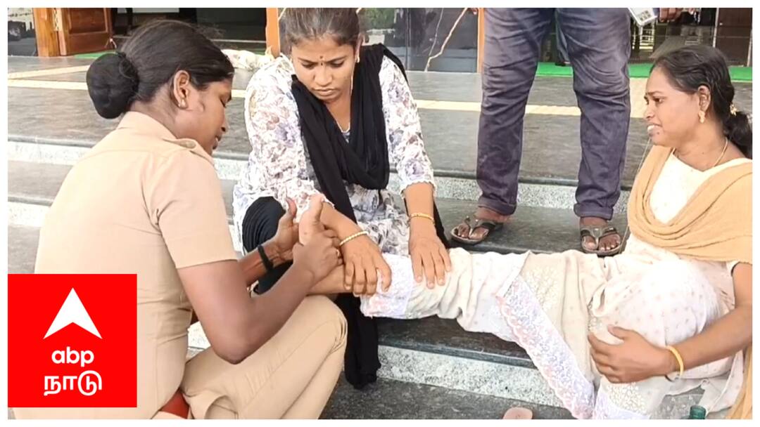 மாற்றுத்திறனாளி பெண்ணுக்கு உதவிய பெண் காவலர்: மயிலாடுதுறையில் நடந்த நெகிழ்ச்சியான செயல்!