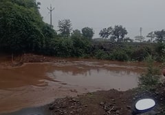 कुठं गारपीट तप कुठं मुसळधार पाऊस, नदी नाले तुडुंब