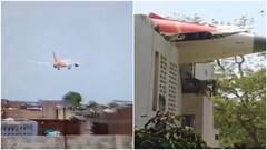 Ahmedabad Plane Crash: Visuals Show Part Of Air India Aircraft Atop Building— WATCH