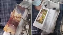 WATCH: Bhagavad Gita Found Intact In Wreckage Of Ahmedabad Air India Crash, Video Viral
