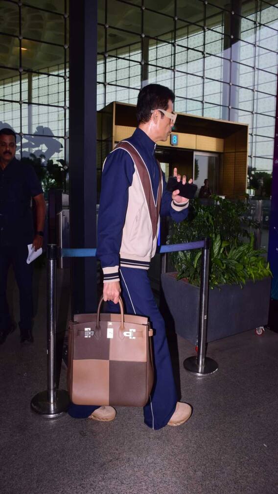 Karan Johar Airport Look: Luxe Tracksuit, Hermès Bag & Style Vibes