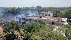 Inside BJ Medical Hostel After Air India Plane Crashes — Photos
