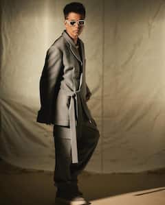 Karan Johar Serves ‘50 Shades Of Grey’ In Luxe Ensemble, SEE PICS