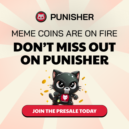 Punisher Coin Rockets in Presale as SHIB Burns, PNUT Gains Fans: Best New Meme Coins to Buy for 100x