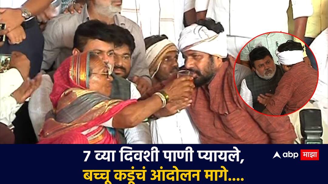 उदयजी विश्वासघात केला तर… आधी दम भरला, पुन्हा पाणी प्यायले; बच्चू कडूंचं आंदोलन 7 व्या मागे