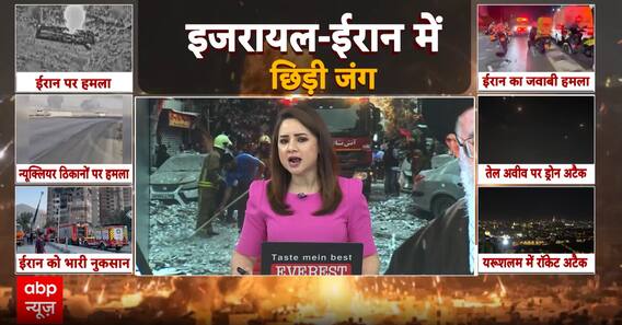 Israel-Iran War Escalates: Tel Aviv, Tehran Rocked by Missile Strikes and Drone Attacks | ABP NEWS