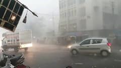 ખાંભા ગીર અને દાહોદ જિલ્લામાં ગાજવીજ અને વીજળીના કડાકા ભડાકા સાથે ધોધમાર વરસાદ, શેરીઓમાં વહેતા થયા પાણી