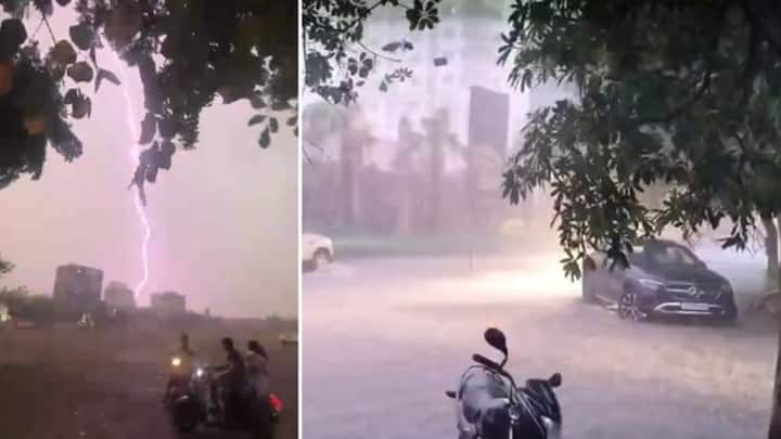 Rajkot Rain: રાજકોટમાં દોઢ કલાકમાં 3 ઇંચ વરસાદથી જળબંબાકાર,અનેક વિસ્તારોમાં ભરાયા પાણી