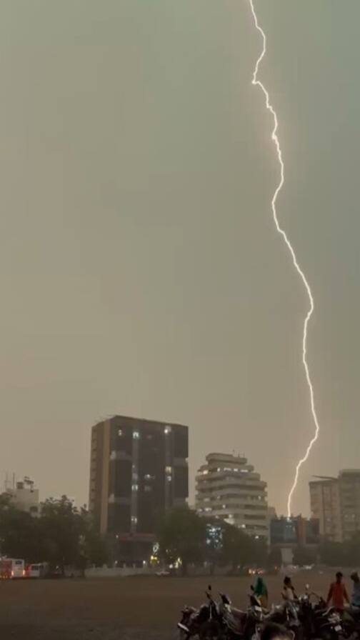 ભારે પવન અને વીજળીના કડાકા સાથે રાજકોટમાં 3 ઈંચ વરસાદ ખાબકતા જળબંબાકાર