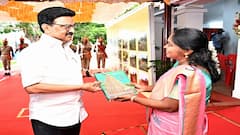 திருச்சியிலிருந்து கல்லணைக்கு வந்து சேர்ந்த முதல்வர் மு.க.ஸ்டாலின்- மக்கள் உற்சாக வரவேற்பு