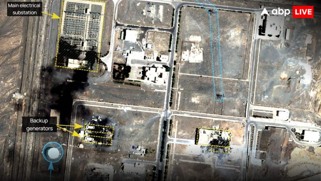 Operation Rising Lion launched by Israel attacked Iran nuclear facilities Satellite images of attack show damage caused Israel Attack Iran: मिसाइल हमलों में ईरान को तगड़ा नुकसान, न्यूक्लियर साइट्स और डिफेंस हेडक्वार्टर भी तबाह... सामने आईं सैटेलाइट तस्वीरें