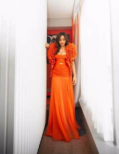 Neha Sharma Sets The Internet Ablaze In A Fiery Orange Gown, PICS