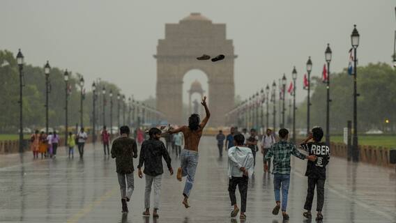 Early Morning Showers Bring Relief From Heat In Delhi, IMD Cautions Over Strong Winds