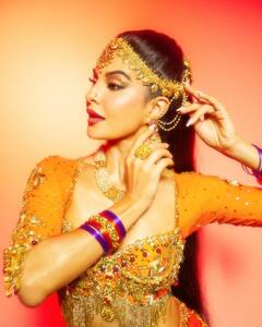 Jacqueline Fernandez PHOTO: એથનિક લુકમાં અભિનેત્રી જેકલીન ફર્નાન્ડીસે લૂંટી મહેફીલ