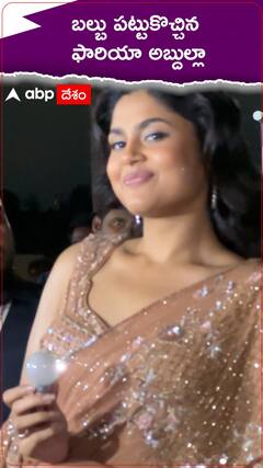 బల్బు పట్టుకొచ్చిన ఫారియా అబ్దుల్లా